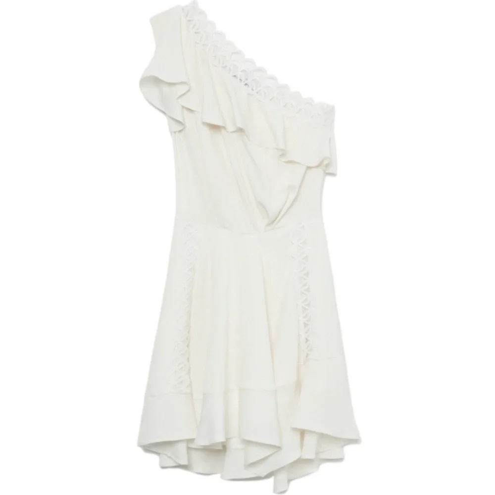 NEW IRO IVORY ONE-SHOULDER MINI DRESS - Picture 8 of 9